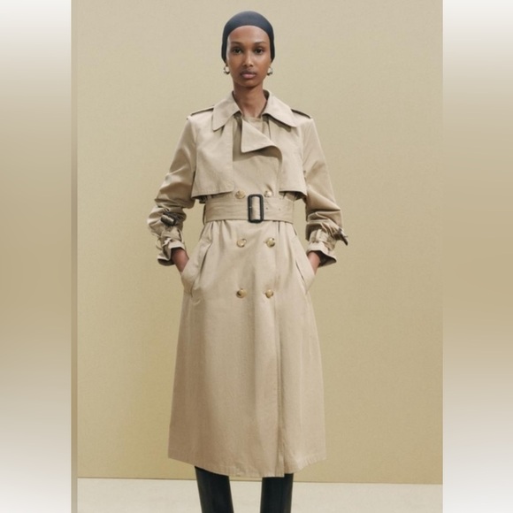 Zara Jackets & Blazers - Zara Classic Tan Trench Coat